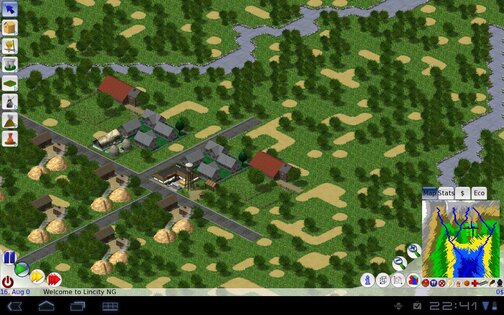 Lincity4droid 1.1. Скриншот 1