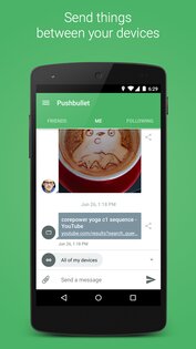 Pushbullet 18.5.1. Скриншот 1