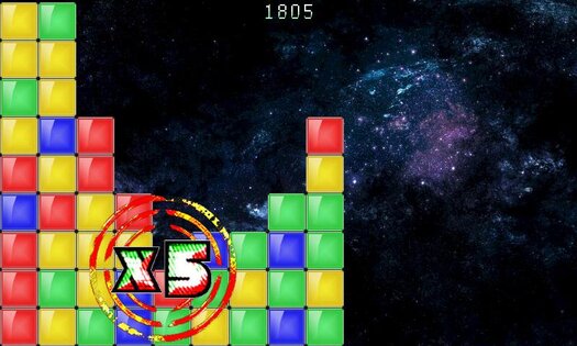 Цветные блоки… в космосе! 1.3.8. Скриншот 5