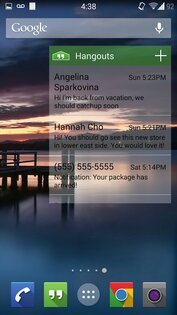 Hangouts Widget 2.0. Скриншот 5