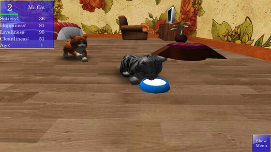 Cute Pocket Cat 3D 1.23.9. Скриншот 20