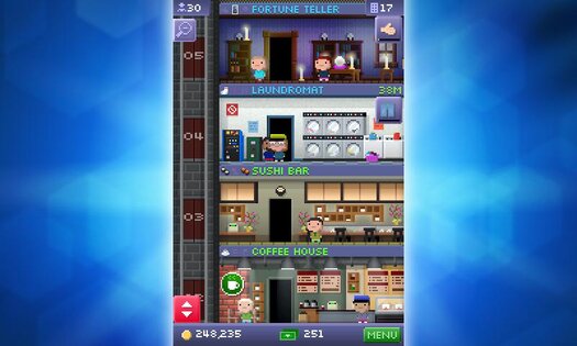 Tiny Tower 1.7.0.8. Скриншот 1