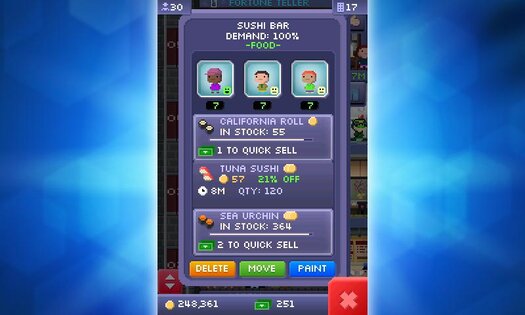 Tiny Tower 1.7.0.8. Скриншот 3