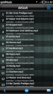 qmlMusic 1.0.6. Скриншот 2