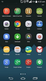 Belle UI Icon Pack 2.1.0. Скриншот 3