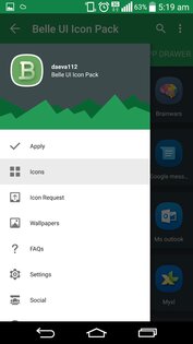 Belle UI Icon Pack 2.1.0. Скриншот 6
