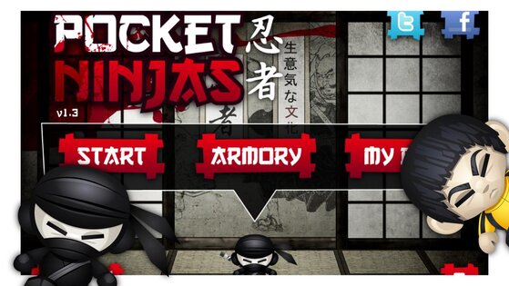 Pocket Ninjas 1.0. Скриншот 1