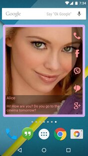Contact Widget Free 5.1.4. Скриншот 5