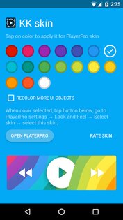 PlayerPro KK skin 1.2.3. Скриншот 2