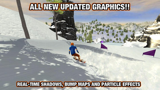 Crazy Snowboard. Скриншот 1