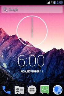 KitKat Clock 1.0.1. Скриншот 1