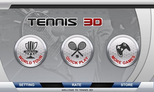 Tennis 3D 1.8.10. Скриншот 5