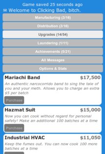 Clicking Bad 0.7.9.4. Скриншот 2