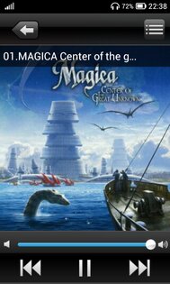 FTouch Music Player 1.18. Скриншот 1