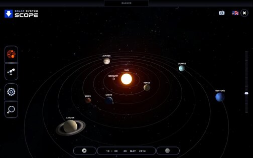 Solar System Scope 3.2.13. Скриншот 2