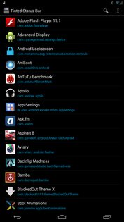 Tinted Status Bar 1.8.1. Скриншот 1