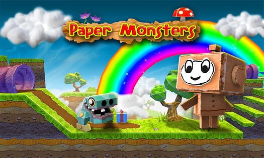 Paper Monsters 3d platformer 1. Скриншот 1