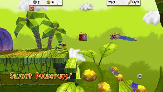 Paper Monsters 3d platformer 1. Скриншот 3