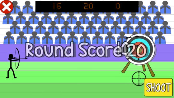 Stick Man Archery 1.9. Скриншот 1