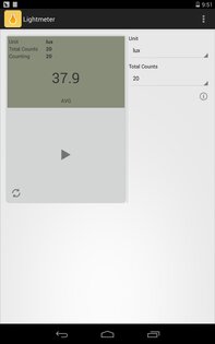 Lightmeter 1.5.3. Скриншот 4