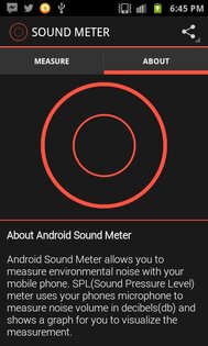 Android Sound Meter 1.6. Скриншот 4