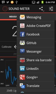 Android Sound Meter 1.6. Скриншот 6