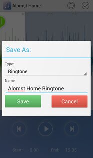Ringdroid – редактор MP3 файлов 8.1.0. Скриншот 4