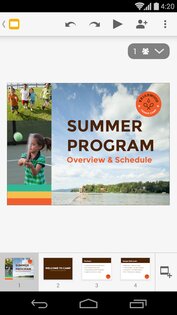 Google Презентации 1.25.491.02.90. Скриншот 2