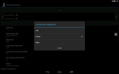 Battery Overlay Percent 1.2.4. Скриншот 1