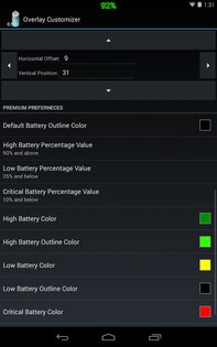 Battery Overlay Percent 1.2.4. Скриншот 5