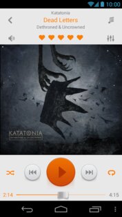 PlayerPro MIUI Light Skin 1.0.1. Скриншот 1