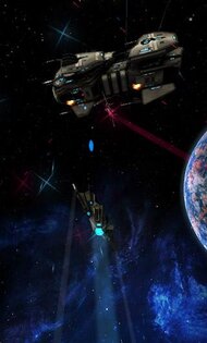Live Space Battle Wallpaper 1.1. Скриншот 1