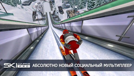 Ski Jumping Pro. Скриншот 1