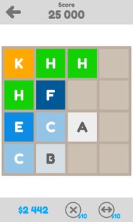 Letters 2048: Веселые Буквы. Скриншот 1