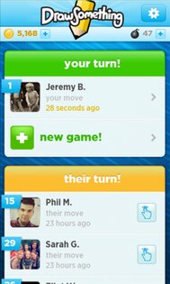 Draw Something. Скриншот 1