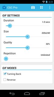 Camera GIF Creator 1.6b. Скриншот 1