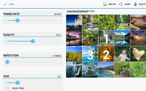 Camera GIF Creator 1.6b. Скриншот 7