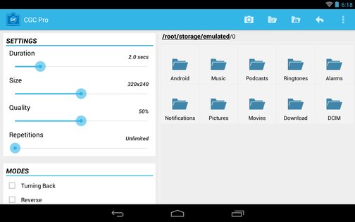 Camera GIF Creator 1.6b. Скриншот 9
