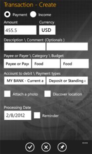 Bank Account Manager 6.1.0.0. Скриншот 1