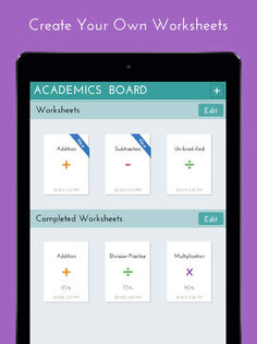 Academics Math Worksheets Maker. Скриншот 3