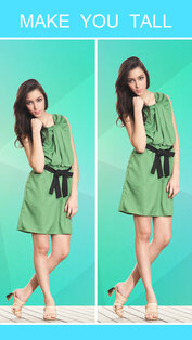 Awesome Make Me Tall - Increase Height & Photo Edit. Скриншот 1