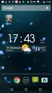 Transparent Glass Clock 16.6.0.6271. Скриншот 2