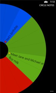 Circle Notes. Скриншот 2