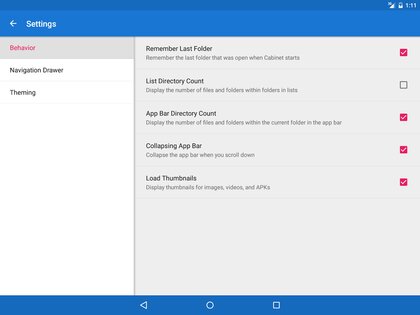 Cabinet File Manager 1.9.8.1. Скриншот 2