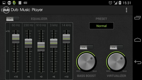 Dub Music Player 6.5. Скриншот 6