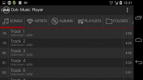 Dub Music Player 6.5. Скриншот 7