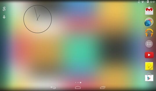 Ultra Thin Clock Widgets 1.1.1. Скриншот 1