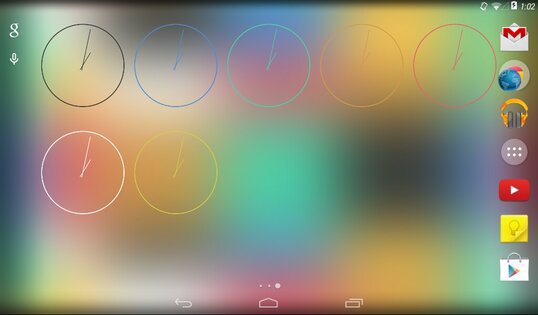 Ultra Thin Clock Widgets 1.1.1. Скриншот 2