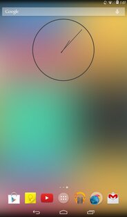 Ultra Thin Clock Widgets 1.1.1. Скриншот 6
