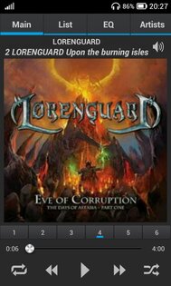 Favtune Music Player Pro 1.2. Скриншот 5